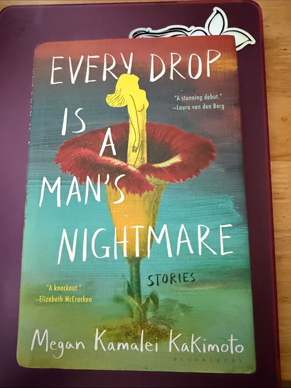 Hardcover signed - Every Drop Is a Man's Nightmare by Megan Kamalei Kakimoto